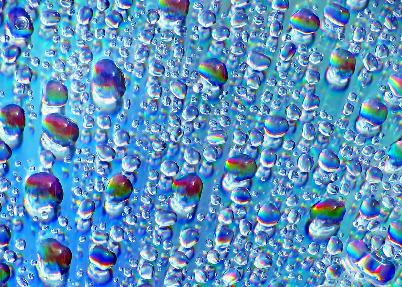 Condensation (Condensed Drops on Glass) by Caroline Lichthart