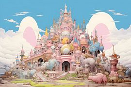 The pink fairytale castle by Heike Hultsch