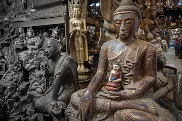 Afbeeldingen van Budha von Wout Kok