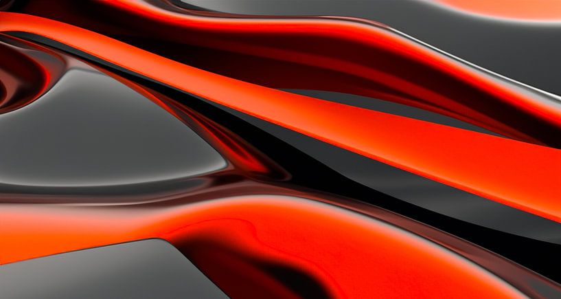Rood gemengd met zwart van Mustafa Kurnaz