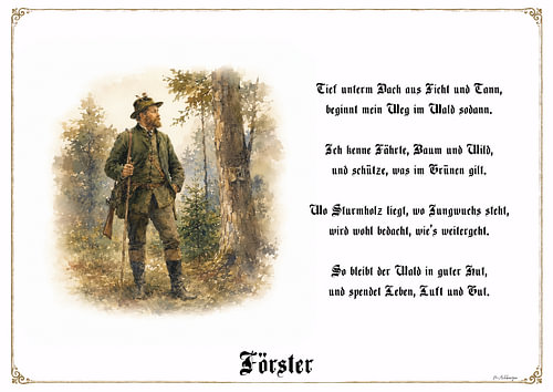 Forester – Guild portrait with poem