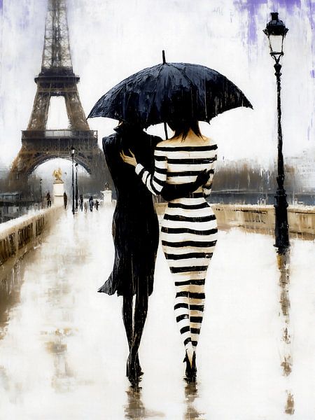 Paris - A walk in the rain by Max Steinwald