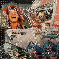 Wanderlust - The desire to travel - Collage from my Art Journal
