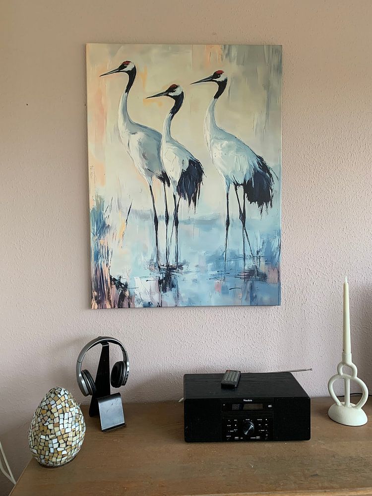 Acrylic cranes  by haroulita 