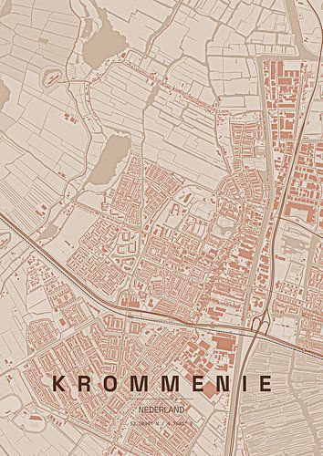 Krommenie Plattegrond