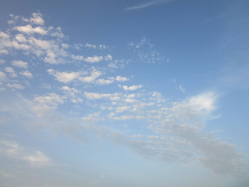 Summerclouds in the sky by Suzanne de Jong