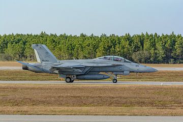 Boeing F/A-18F Super Hornet van VFA-103 Jolly Rogers. van Jaap van den Berg