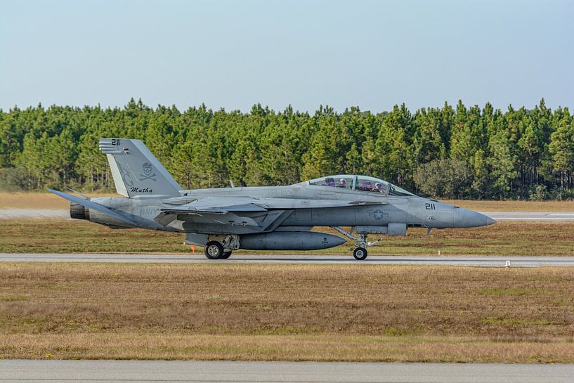 Boeing F/A-18F Super Hornet from VFA-103 Jolly Rogers. by Jaap van den Berg