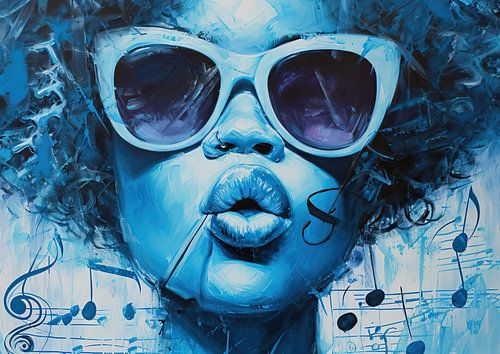 sunglasses | Women's with white frames by Art Whims