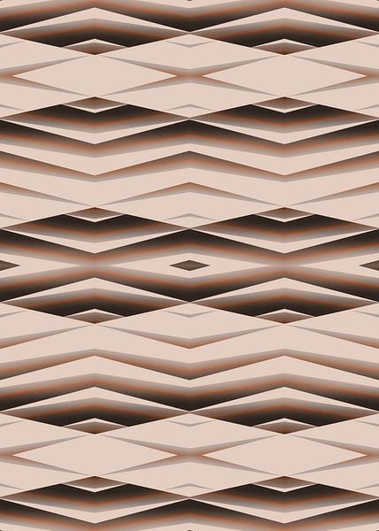 Abstracte Geometrie Vormen Aarde Kleuren van FRESH Fine Art