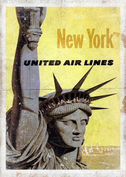 New York United Airlines von Gunawan RB