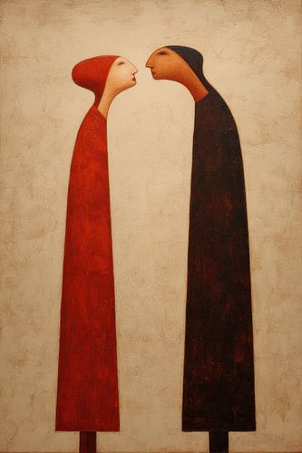 Tegenover Elkaar van Franka Poulain