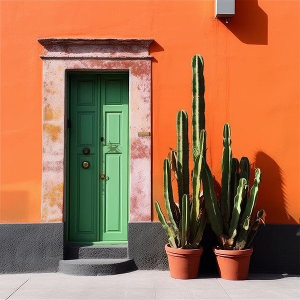 Kleurrijk Mexicaans straatbeeld van Studio Allee
