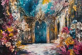 Lively Rococo Hall Expression by ARTEO Paintings