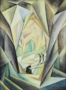 Jerzy Hulewicz - Compositie (1920) van Peter Balan