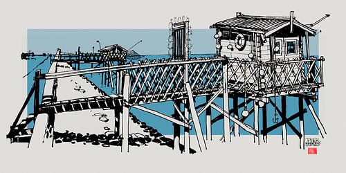 Fisherman's cottages France