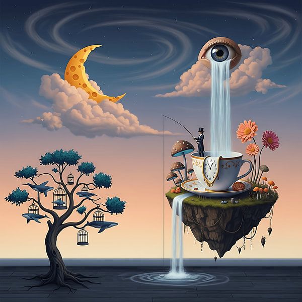 Traumlandschaften des Unterbewusstseins - Surreal Fine Art Collection von Aden Pink Galerry