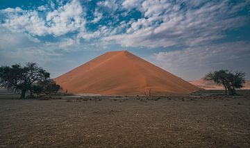 Duin in Sossusvlei in Namibië, Afrika van Patrick Groß