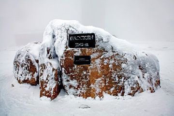 De Brockenstein op de top van de Brocken (Harz / Duitsland) van t.ART