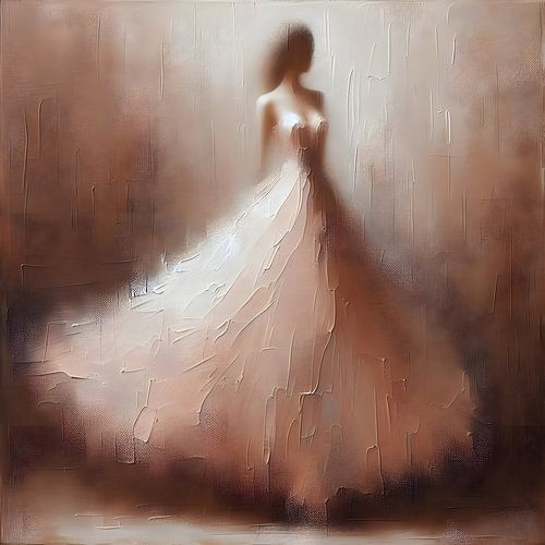 Robe rose Blush sur FoXo Art