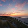 Zonsondergang strand Buren 3 van Arjan Bijleveld