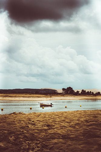Fishing boat at anchor