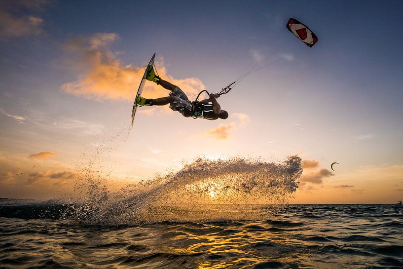 Kitesurfen Bonaire van Andy Troy