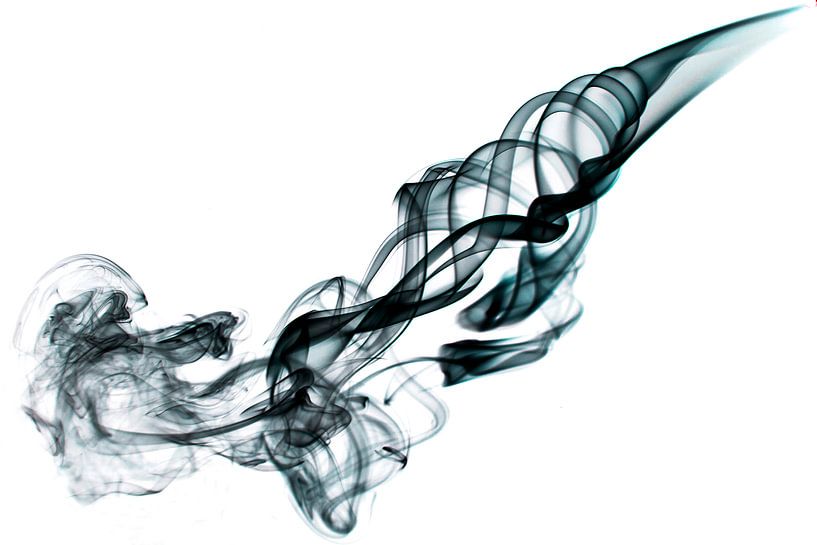 Abstracte afbeelding van rook van Liesbeth van Asseldonk