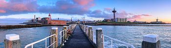 Panorama Vlissingen during sunrise