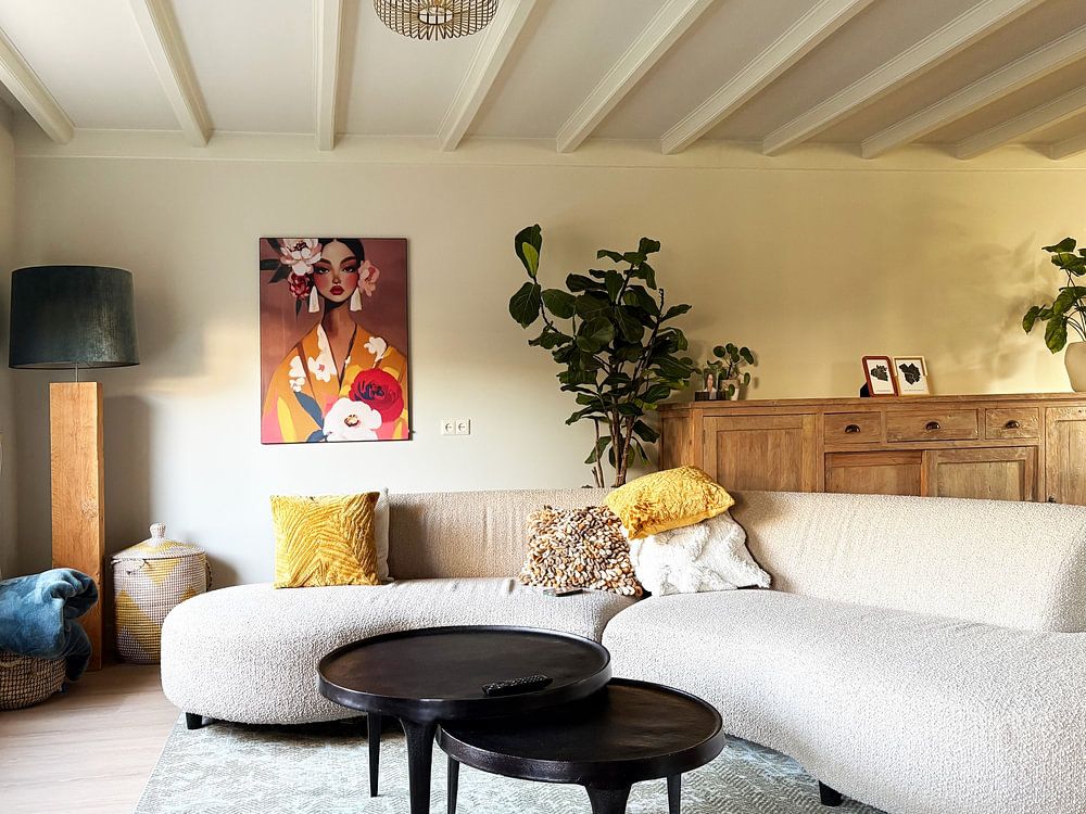 Buntes modernes Porträt  von Carla Van Iersel 