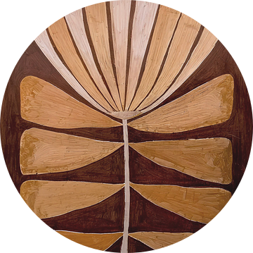 aardetinten - abstract art 10 van TW living