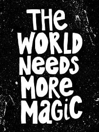 Magic Black-and-white handwritten illustration by HelloHappylife