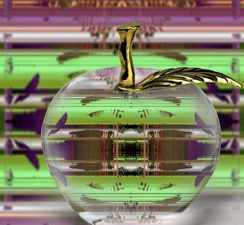 De appel in het groene licht