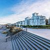 Blick auf den Strand und die Promenade von Heiligendamm von Rico Ködder