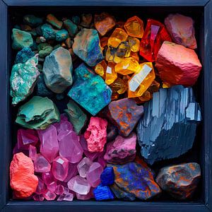 Zusammensetzung mit Mineralien von Harry Hadders
