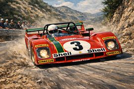 Victory at the 1972 Targa Florio – Ferrari 312PB by DeVerviersBelgium