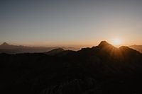 Sunrise in the mountains