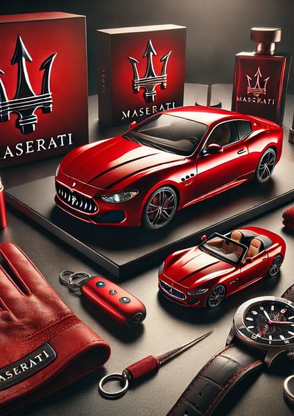 Ikonisches modernes Stillleben Maserati von Jaap Ros