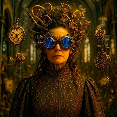 De chronomechanicus van Klaus Tesching - Art-AI