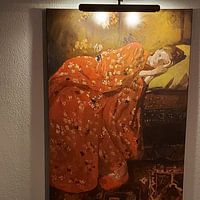 Kundenfoto: George Hendrik Breitner. Der rote Kimono, auf leinwand