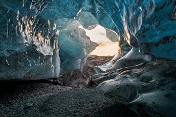 Skaftafell Icecave van Chris Bakker