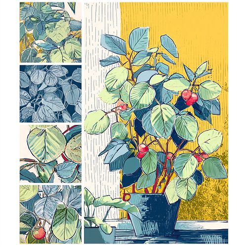 plantes d'intérieur illustration
