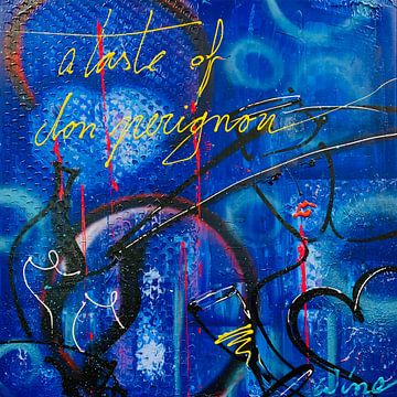 A taste of Dom Perignon van Geoffrey Wijn - WINE ART GALLERY