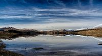 Spring arrives in Glencoe valley, Scotland.