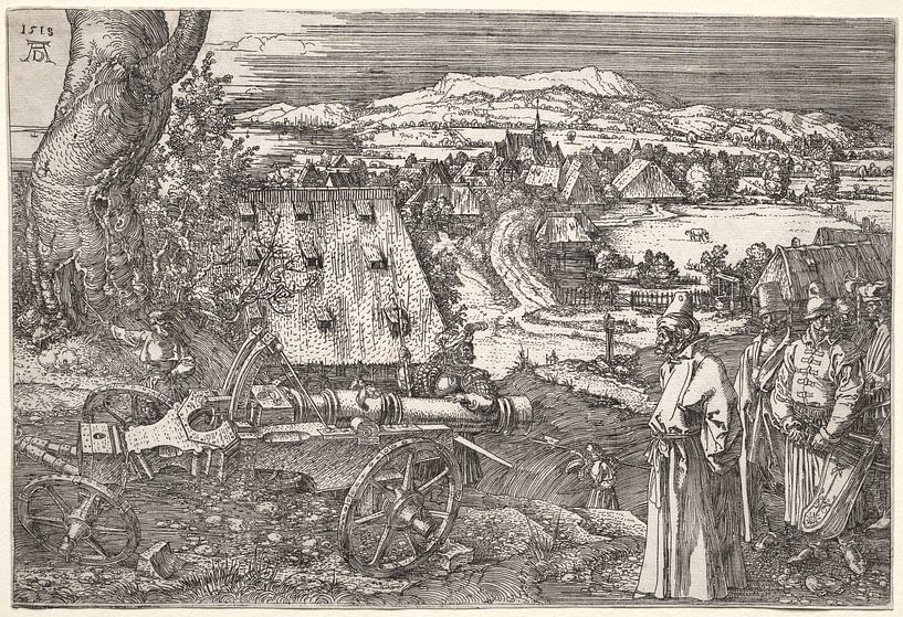 Landschap met het kanon, Albrecht Dürer van De Canon