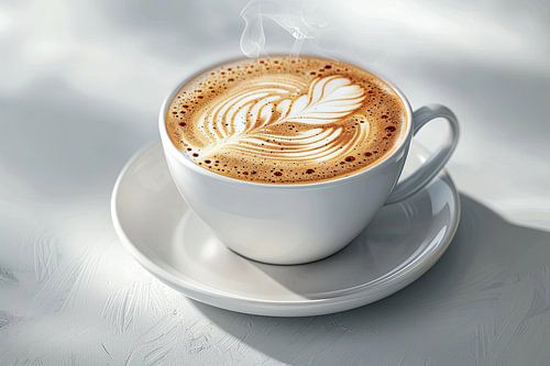 cup of coffee or cappuccino