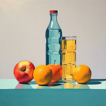 Peinture de jus de fruits sur Tableaux ARTEO