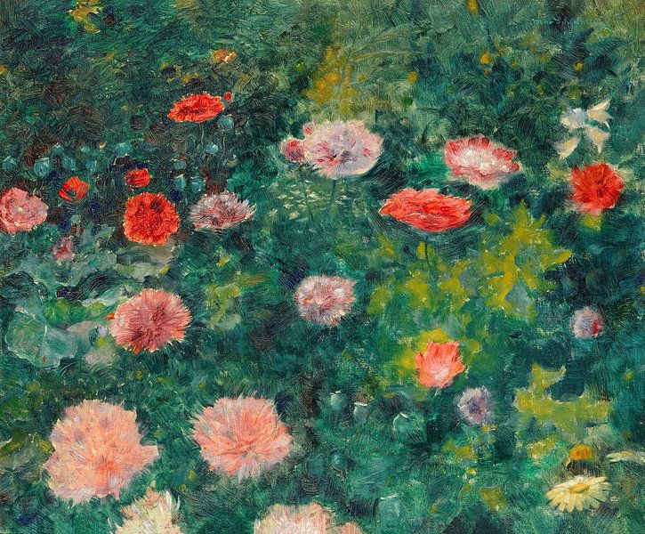 Coquelicot en fleurs, Max Schlichting par Des maîtres magistraux