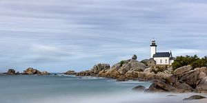 Turm von Pontusval in der Bretagne, Frankreich