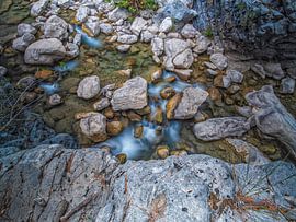 Water Flow Between Rocks by Nature Life Ambience